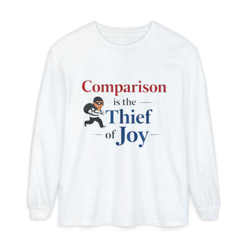 Unisex Garment-dyed Thief Long Sleeve T-Shirt